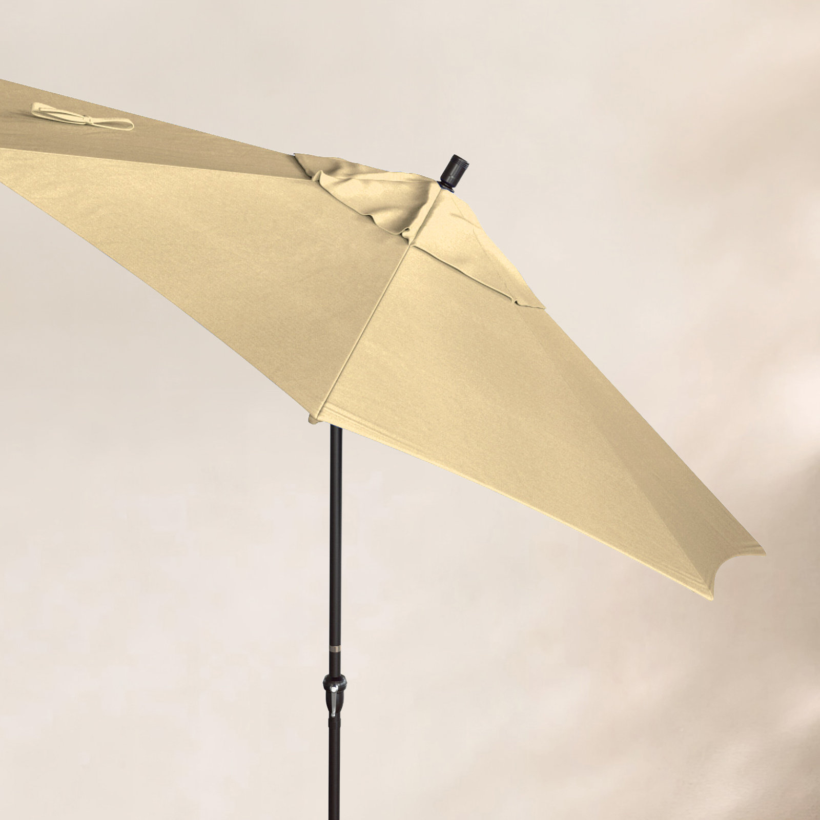 Camry 9' Sunbrella® Market Umbrella, Antique Beige Sunbrella® Canvas