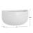 Luna Handmade Ceramic Gloss White Wall Vase