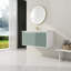 Meuble-lavabo simple 39,6 po avec plateau en céramique Arpan