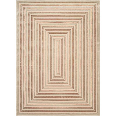 Monaco Series Abrstract Black/Gray/Ivory/Beige Area Rug
