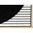 Fresno Black White Contrasting Modern Area Rug-112014109