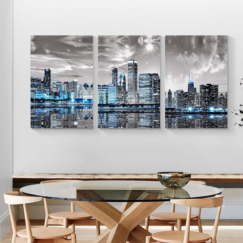3 Piece Wrapped Canvas Print