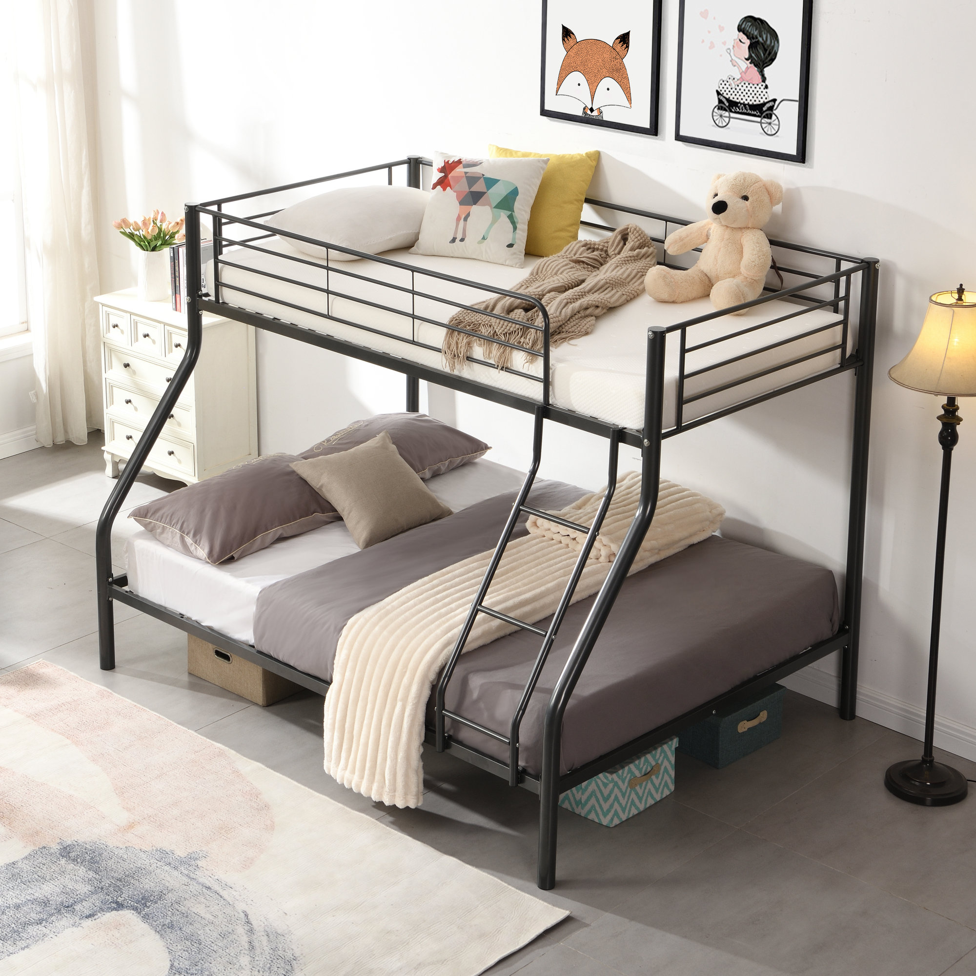 Latitude Run® Kelsoe Metal Bed Frame Bed | Wayfair