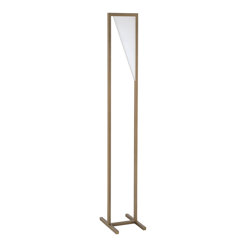 Lampe DEL sur pied 57,5 po Chiara, Laiton burette