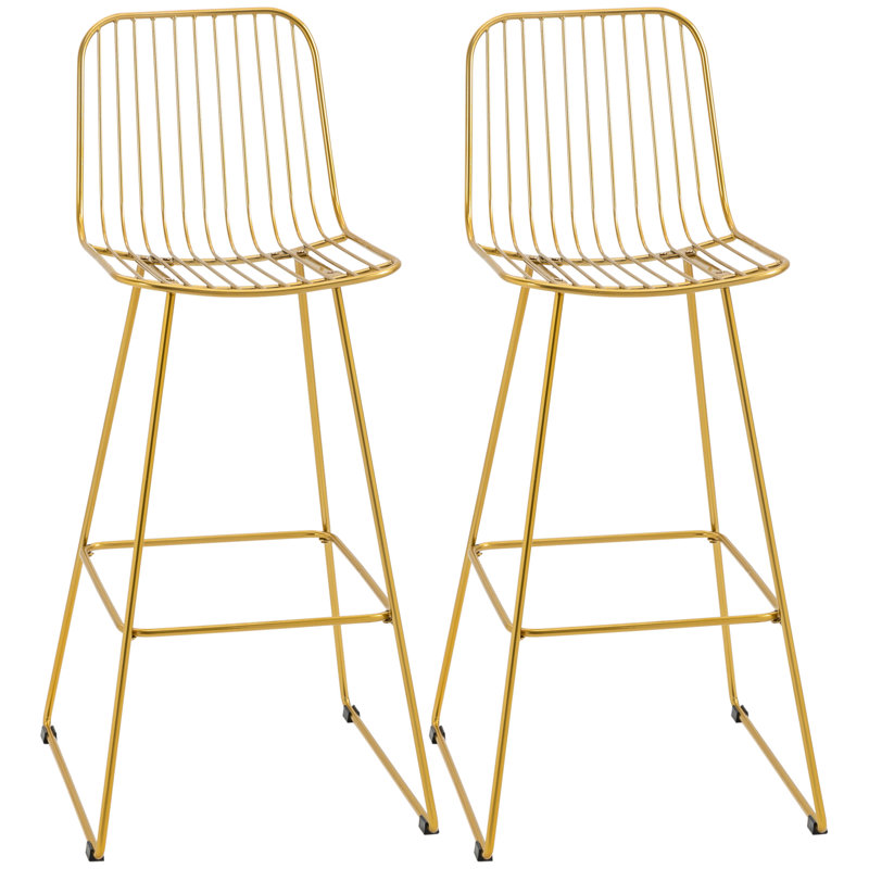Tabouret de bar 30 po Gascony, Or