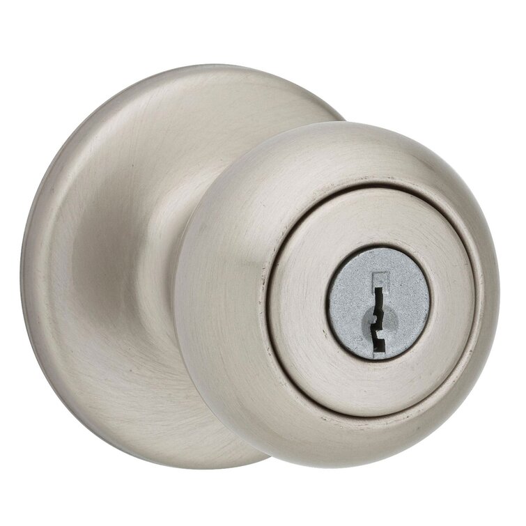 Schlage Orbit Satin Chrome Steel Passage Lockset ANSI Grade 2 1-3/4 in. &  Reviews - Wayfair Canada