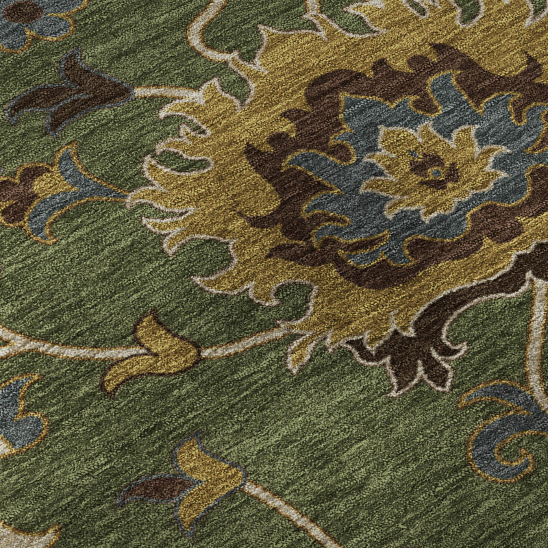 Tapis de qualité supérieure lavable à la machine Mayfield Global, Aloès, 2 pi 6 po x 3 pi 10 po