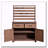 64.9'' H Large Patio Kitchen Island Solid Wood Kitchen Cart-125528498