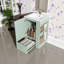 Meuble-lavabo de salle de bain 20 po avec lavabo en céramique et robinet en MDF-1915072816