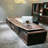 102.36"Modern high-end walnut brown executive desk-1103402422