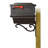 Kingston Aluminum Post Mounted Mailbox