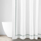 Fino Linen Solid Color Single Shower Curtain