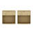 Clive 22" Mid-Century Modern 1-Drawer Nightstand in Natural Oak and Gold-1689114443