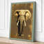Elephant Portrait Modern - Wrapped Canvas-1187405656-1187405659