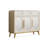 Cabinet With Shell Pattern Doors