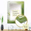 Miroir mural vert et blanc avec spirale abstraite, spirales abstraites modernes - spirale abstraite verte et blanche V-874250738