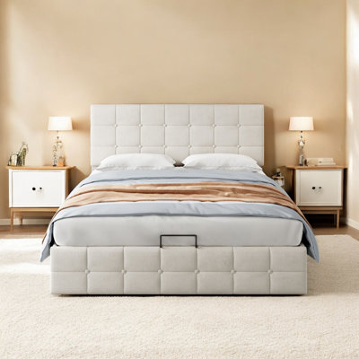 Aaris Upholstered Ottoman Storage Bed