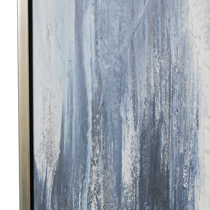 Abstrait - Cadre flottant, peinture sur toile