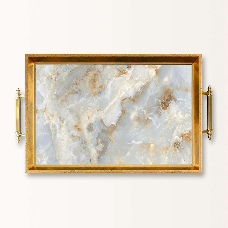 Élégant plateau de service en verre 19,7 x 11,4 x 1,4 pouces | 100% verre de haute qualité | Parfait pour recevoir et servir | Conception élégante et fonctionnelle pour la maison et les fêtes | Durable et facile à nettoyer