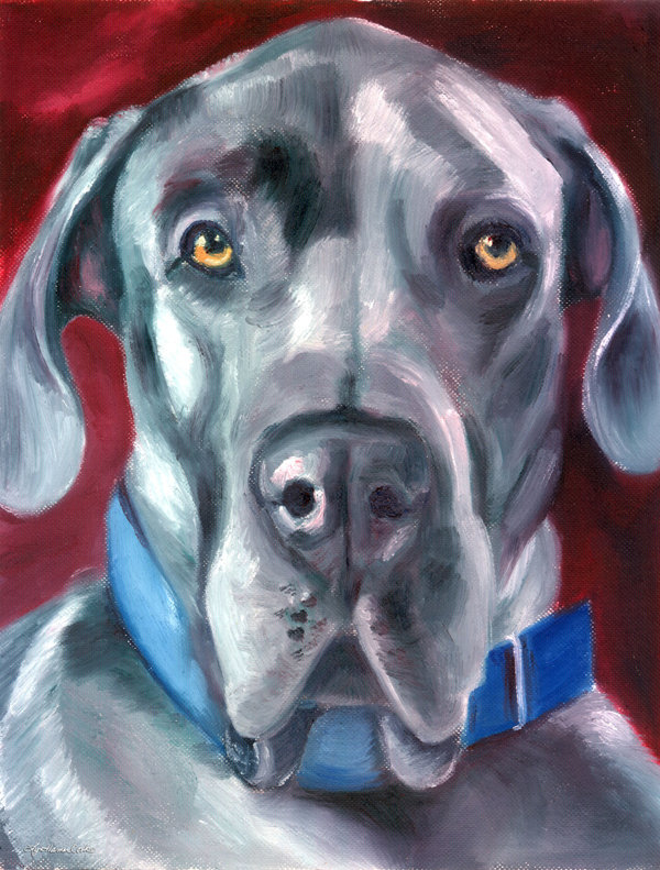 Drapeau de maison 40 po x 28 po Great Dane