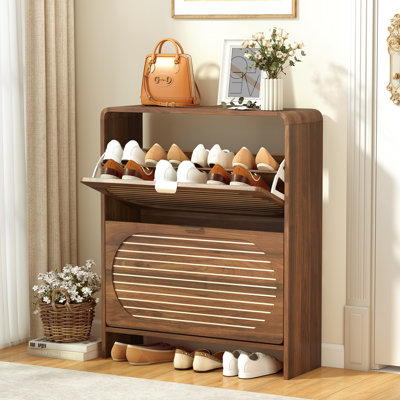 16 Pair Shoe Storage Cabinet