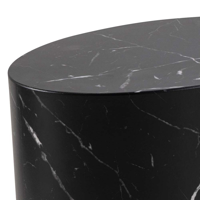 Burmaster Side Table, Black Marble