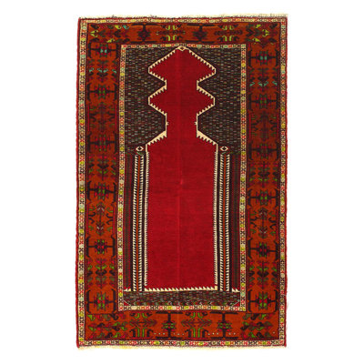 Tapis afghan Baluch 3 pi 2 po x 4 pi 8 po