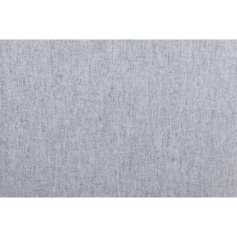 20" Counter Height Seat Duo, Gray Upholstered With Footrest, 22" Package Width, Rubber Chairs, Fabric Seats 17.5" Depth, Wood