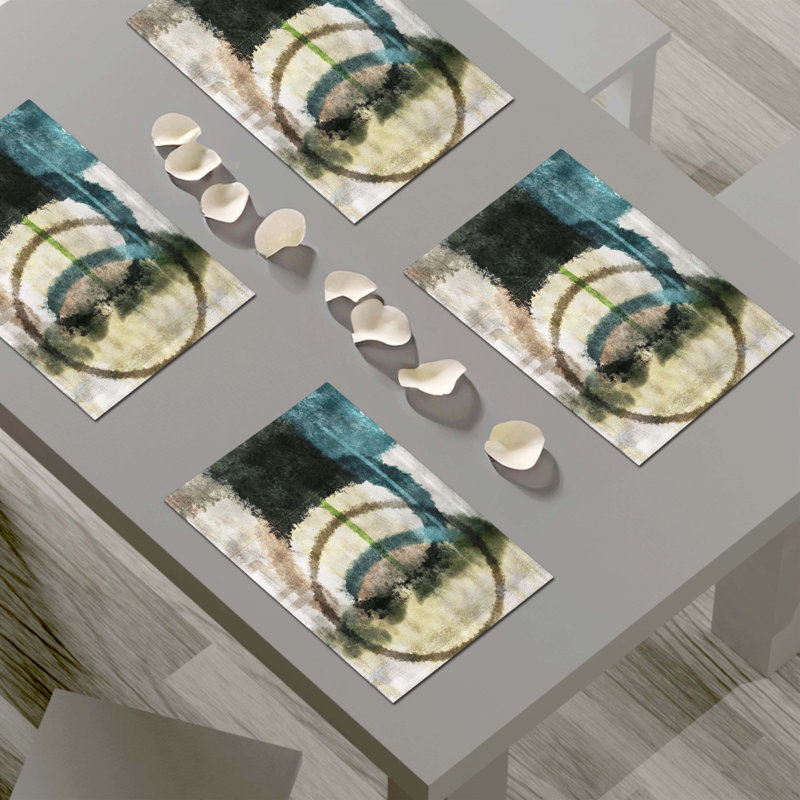 Napperon abstrait en polyester