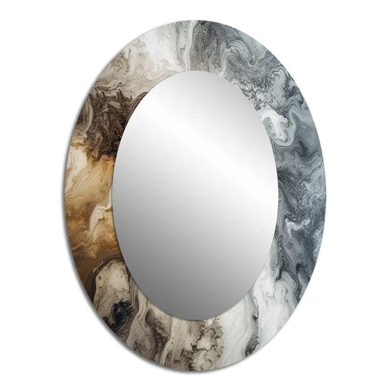 Manzer - Abstract Metal Mirror, 40" x 30"