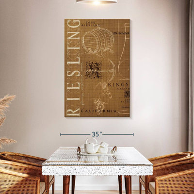 Yarlin Wine Blueprint Sepia II