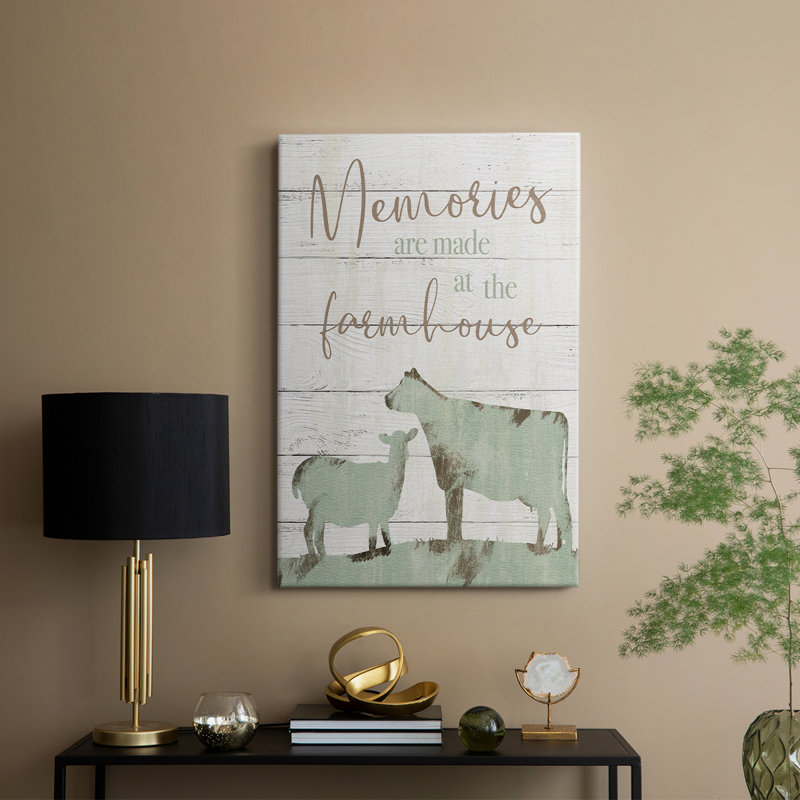 Farmhouse Memories - Cavas enveloppés de galerie, H 36 po x l 24 po