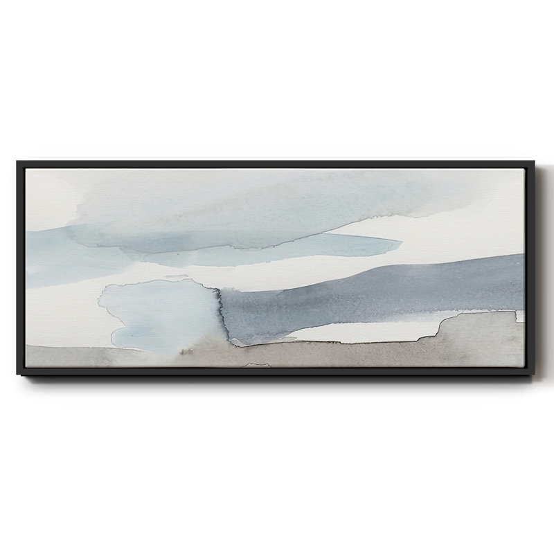 Coastal Tones II - toile encadrée, H 20 po x l 50 po