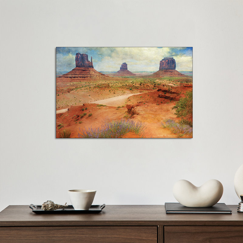 Reproduction d'art mural, toile de Steemplix, «Golden Road I» par Christopher Vest