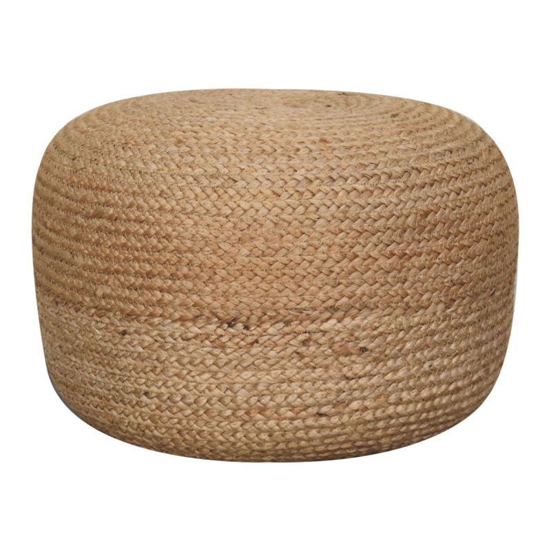 48cm Wide Round Pouffe Ottoman
