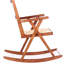 Chaise berçante Cane fabriquée à la main