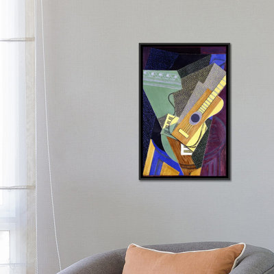 Guitare sur table Table sur une table, 1916 par Juan gris, reproduction d’art