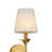 Naoma 1-Light Brass Dimmable Arm Wall Sconces Wallchiere-499465362