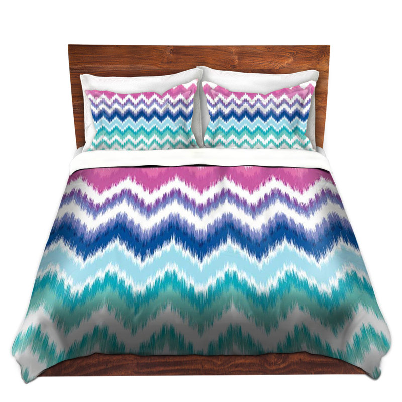  Housses de couette en microfibre Ombre, Lit simple