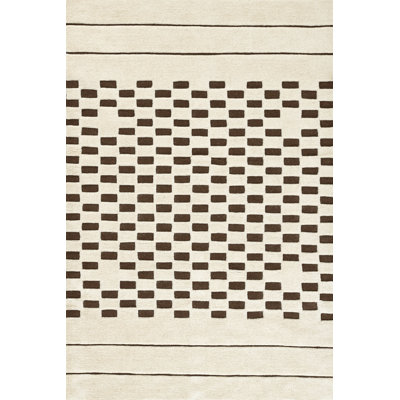Aelin Checkered Hand Tufted Wool Rug