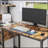 Computer Desk with Power Outlet, USB Ports, and Reversible Shelves for Home Office, Perfect for Small Spaces and Enhanced Productivity.-522180780