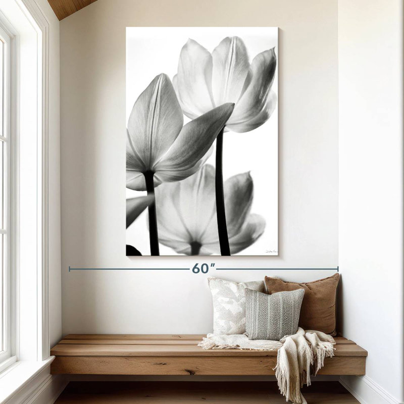 Harnek Translucent Tulips I, 51" H x 34" W