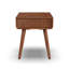 Ludwig Solid Wood End Table with Storage