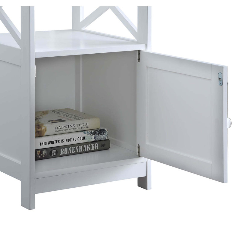 Darek End Table, White