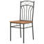 44 cm H Slat Back Dining Chair