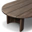 Table basse simple en bois massif Haiden