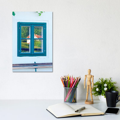 House In The Window by Susan Vizvary - Wrapped Canvas Gallery-Wrapped Canvas Giclée