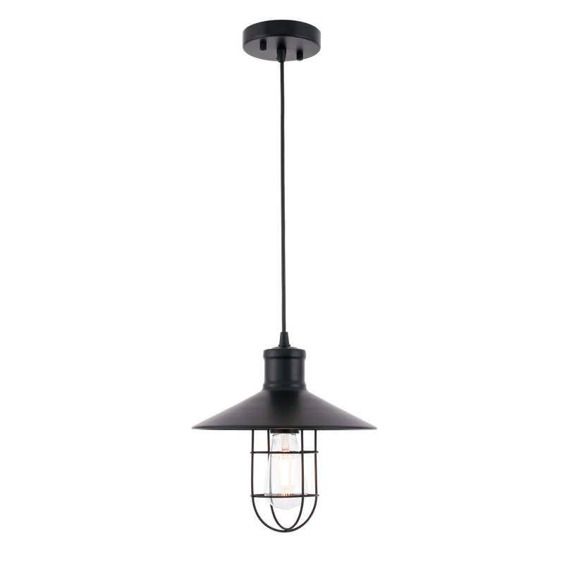 Mariners 1 - Light Black Single Pendant, 11.3" H x 10.6" W x 10.6" D
