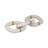 Interlocking Loop Knot Statement Marble Sculpture Decor-1037308747
