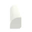 Fixtureisplays® 0,75 x 0,75 po, garniture d'angle en bois blanc, moulure de garniture personnalisable, délai de livraison de 90 jours 10258